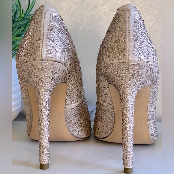 Diba Rose Gold / Blush Sparkly Heels, 7.5 - Picture 8 of 8